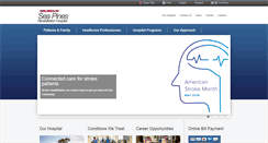 Desktop Screenshot of healthsouthseapines.com